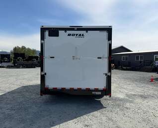 Thumbnail Photo of 2026 Royal Cargo 8.5X16 V NOSE Cargo / Enclosed Trailer Black RAMP DOOR EXTRA HEIGHT 11,400LB GVW