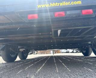 Thumbnail Photo of Pre Owned Used 2014 H&H 7x16 Flat Deck Car Hauler Trailer 7000lb GVW