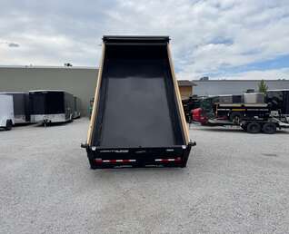 Thumbnail Photo of 2026 Southland 7x14 Dump Trailer 15,400lbs GVW with Tarp And Ramps (SL714-14K)