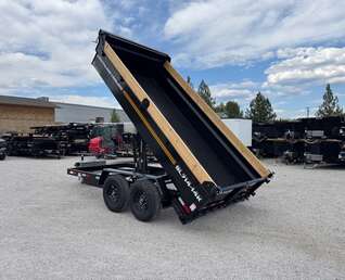 Thumbnail Photo of 2026 Southland 7x14 Dump Trailer 15,400lbs GVW with Tarp And Ramps (SL714-14K)