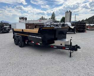 Thumbnail Photo of 2026 Southland 7x14 Dump Trailer 15,400lbs GVW with Tarp And Ramps (SL714-14K)