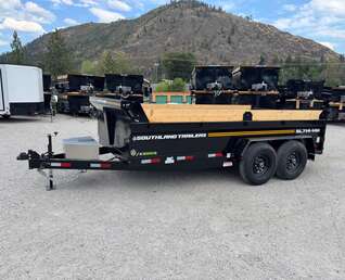 Thumbnail Photo of 2026 Southland 7x14 Dump Trailer 15,400lbs GVW with Tarp And Ramps (SL714-14K)