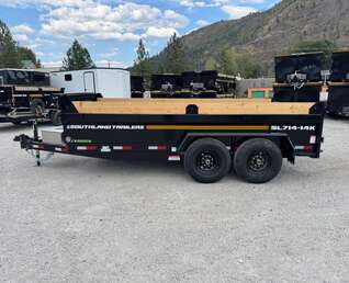 Thumbnail Photo of 2026 Southland 7x14 Dump Trailer 15,400lbs GVW with Tarp And Ramps (SL714-14K)