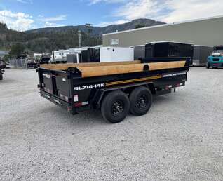 Thumbnail Photo of 2026 Southland 7x14 Dump Trailer 15,400lbs GVW with Tarp And Ramps (SL714-14K)