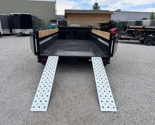 Thumbnail Photo of 2026 Southland 7x14 Dump Trailer 15,400lbs GVW with Tarp And Ramps (SL714-14K)