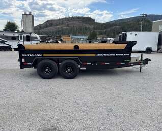 Thumbnail Photo of 2026 Southland 7x14 Dump Trailer 15,400lbs GVW with Tarp And Ramps (SL714-14K)