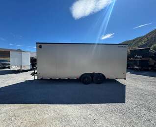 Thumbnail Photo of 2026 Royal Cargo 8.5x20 +V Nose 11,400lb Cargo / Enclosed Trailer Car Hauler Extra Height Ramp Door Pewter w/ Blackout Trim Package (GSR)
