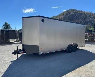 Thumbnail Photo of 2026 Royal Cargo 8.5x20 +V Nose 11,400lb Cargo / Enclosed Trailer Car Hauler Extra Height Ramp Door Pewter w/ Blackout Trim Package (GSR)