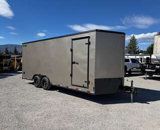 Thumbnail Photo of 2026 Royal Cargo 8.5x20 +V Nose 11,400lb Cargo / Enclosed Trailer Car Hauler Extra Height Ramp Door Pewter w/ Blackout Trim Package (GSR)