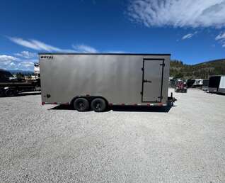Thumbnail Photo of 2026 Royal Cargo 8.5x20 +V Nose 11,400lb Cargo / Enclosed Trailer Car Hauler Extra Height Ramp Door Pewter w/ Blackout Trim Package (GSR)