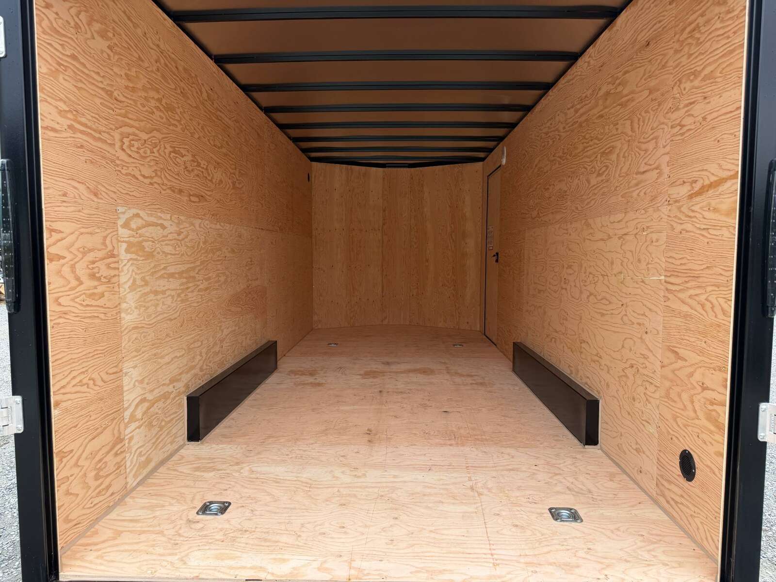 Photo of 2027 Royal 7.5x18 Cargo Enclosed Trailer Heavy Duty 11400lb GVW w/ Ramp Door Charcoal Grey