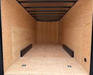 Thumbnail Photo of 2027 Royal 7.5x18 Cargo Enclosed Trailer Heavy Duty 11400lb GVW w/ Ramp Door Charcoal Grey