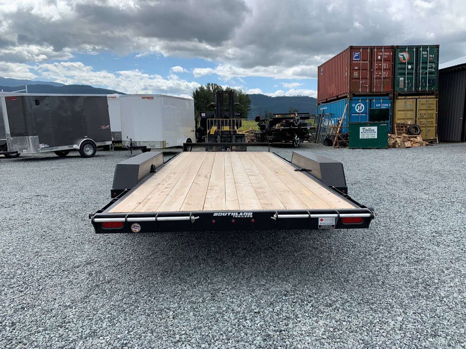 Photo of 2026 Southland 7X18 15,400LB GVW Equipment Flat Deck Trailer w/ Slide In Ramps