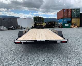 Thumbnail Photo of 2026 Southland 7X18 15,400LB GVW Equipment Flat Deck Trailer w/ Slide In Ramps