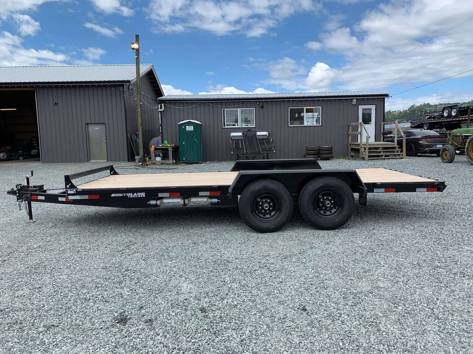 Photo of 2026 Southland 7X18 15,400LB GVW Equipment Flat Deck Trailer w/ Slide In Ramps