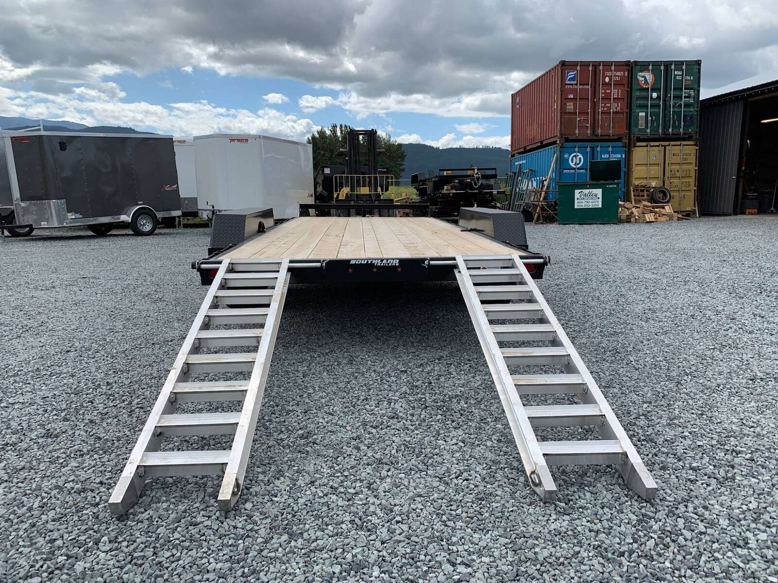 Photo of 2026 Southland 7X18 15,400LB GVW Equipment Flat Deck Trailer w/ Slide In Ramps
