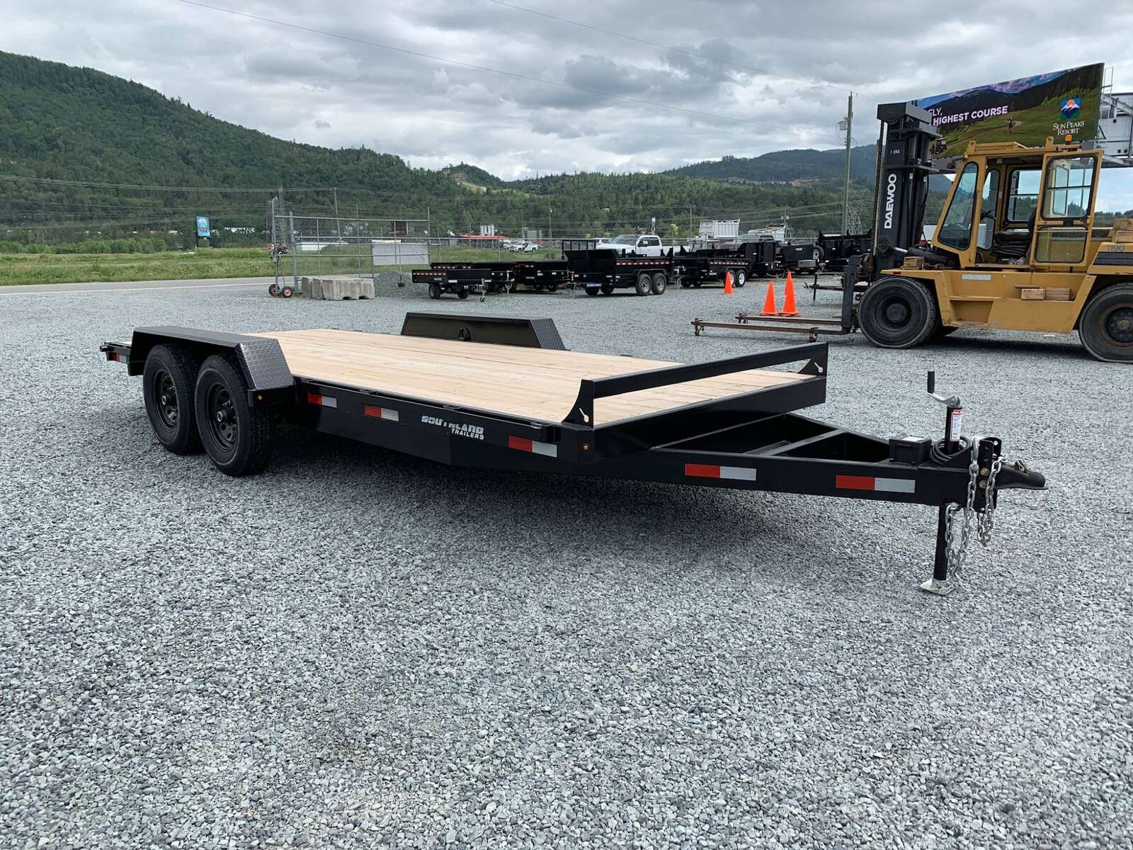 Photo of 2026 Southland 7X18 15,400LB GVW Equipment Flat Deck Trailer w/ Slide In Ramps