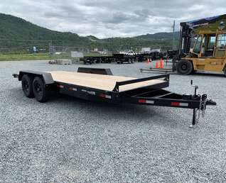 Thumbnail Photo of 2026 Southland 7X18 15,400LB GVW Equipment Flat Deck Trailer w/ Slide In Ramps