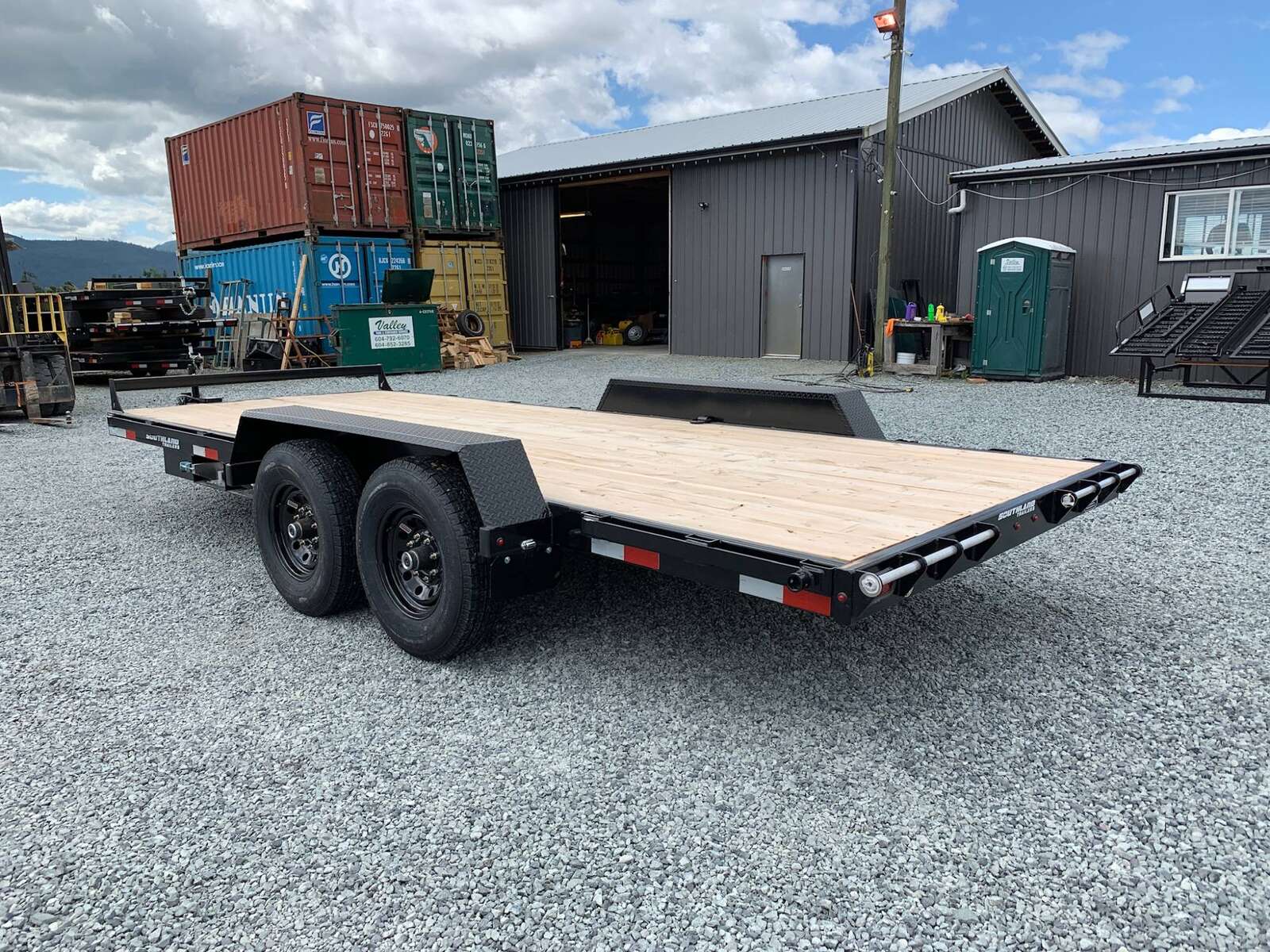 Photo of 2026 Southland 7X18 15,400LB GVW Equipment Flat Deck Trailer w/ Slide In Ramps