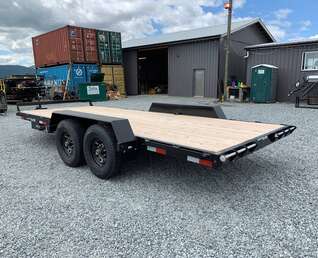 Thumbnail Photo of 2026 Southland 7X18 15,400LB GVW Equipment Flat Deck Trailer w/ Slide In Ramps