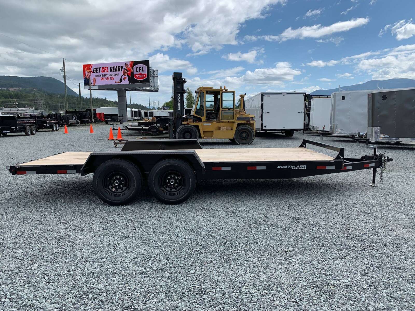 Photo of 2026 Southland 7X18 15,400LB GVW Equipment Flat Deck Trailer w/ Slide In Ramps