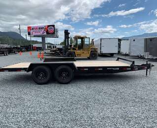 Thumbnail Photo of 2026 Southland 7X18 15,400LB GVW Equipment Flat Deck Trailer w/ Slide In Ramps