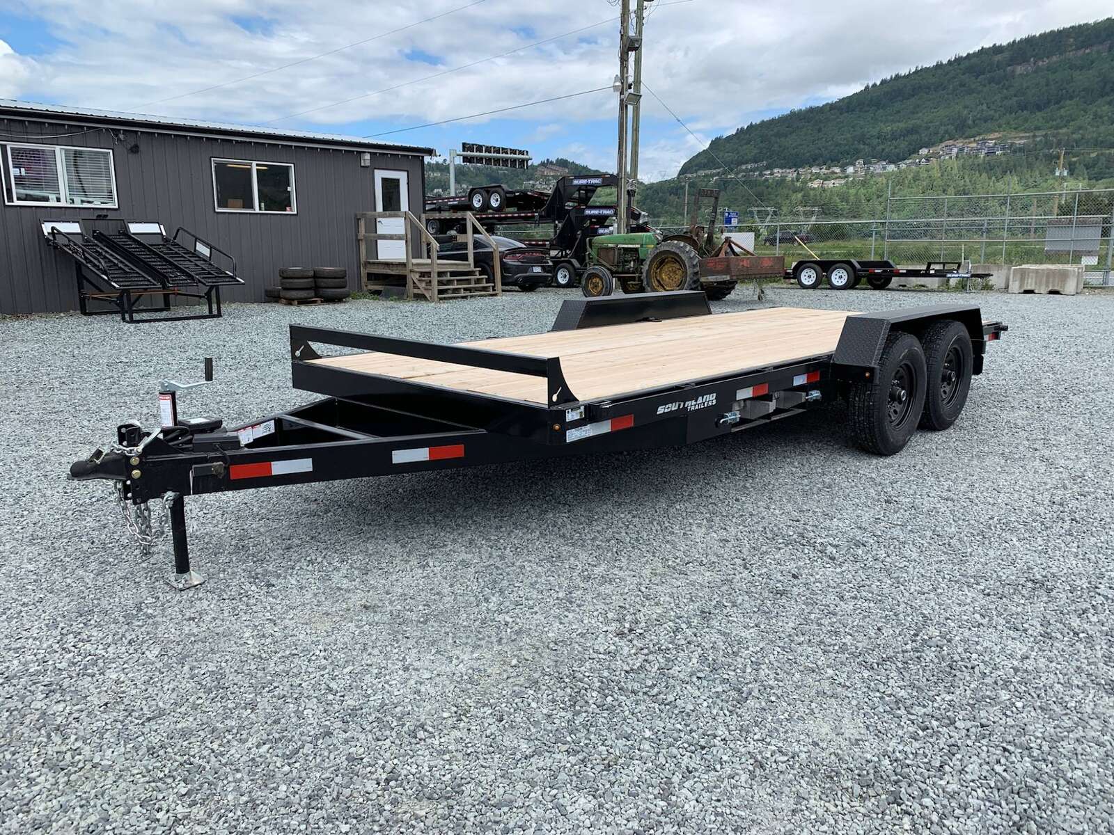 Photo of 2026 Southland 7X18 15,400LB GVW Equipment Flat Deck Trailer w/ Slide In Ramps