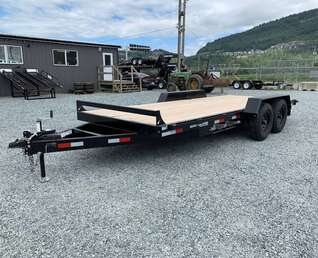 Thumbnail Photo of 2026 Southland 7X18 15,400LB GVW Equipment Flat Deck Trailer w/ Slide In Ramps