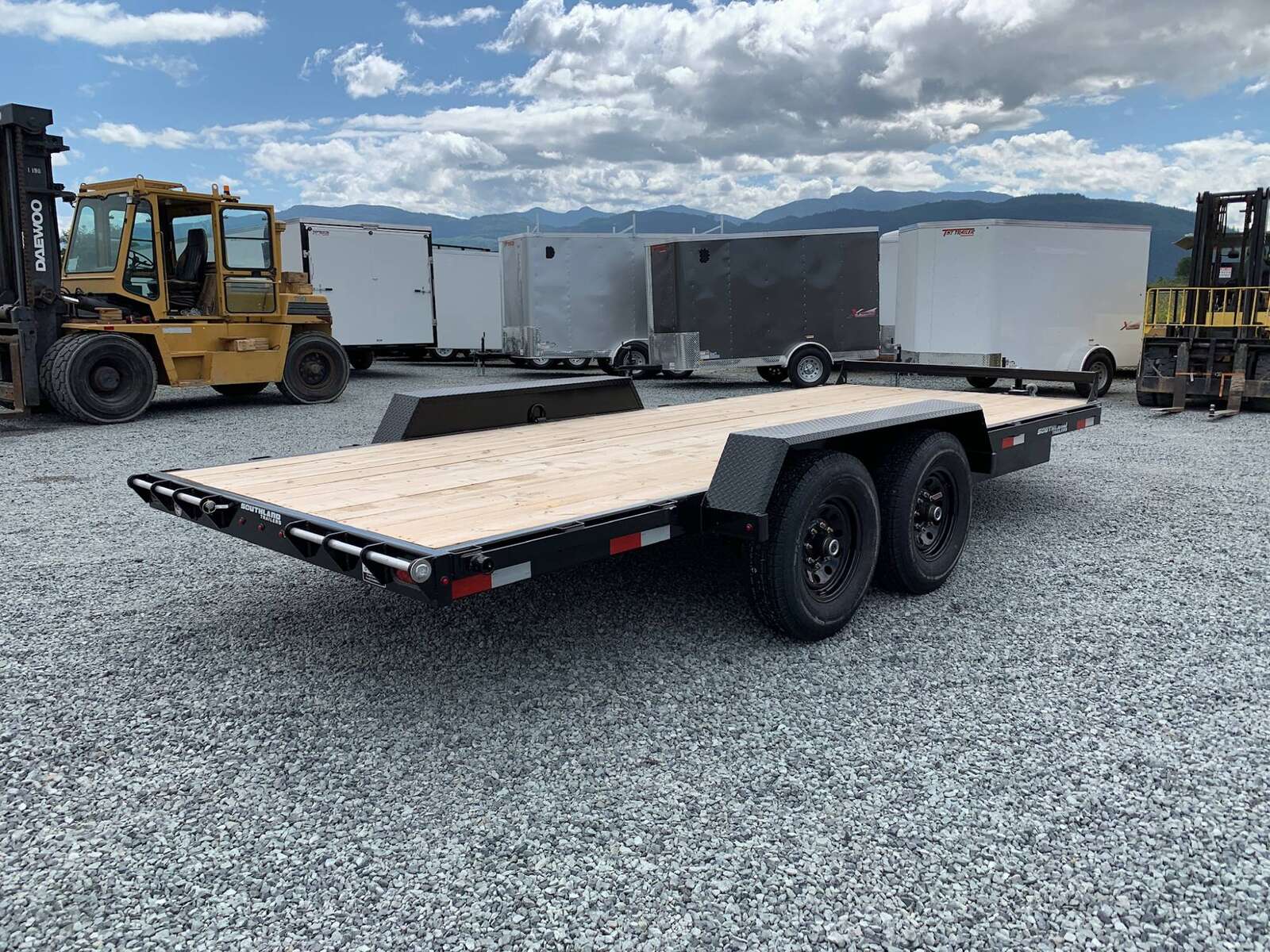 Photo of 2026 Southland 7X18 15,400LB GVW Equipment Flat Deck Trailer w/ Slide In Ramps