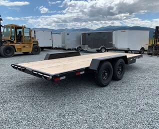 Thumbnail Photo of 2026 Southland 7X18 15,400LB GVW Equipment Flat Deck Trailer w/ Slide In Ramps