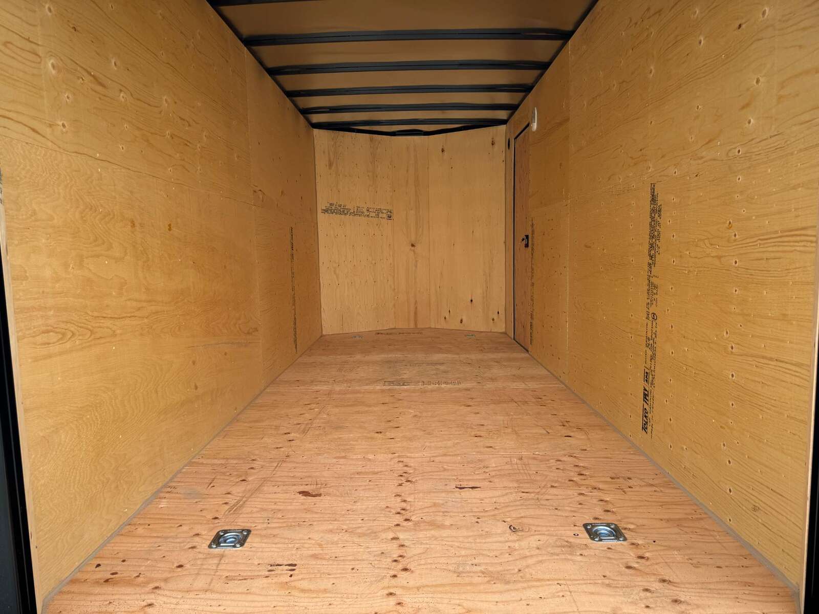Photo of 2026 Royal 7x16 Enclosed Cargo Trailer V Nose Ramp Door Charcoal 7700lb GVW Extra Height (GSR)
