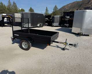 Thumbnail Photo of 2026 Marlon Trailers 5X8 UTILITY TRAILER with Steel Sides and Ramp Gate