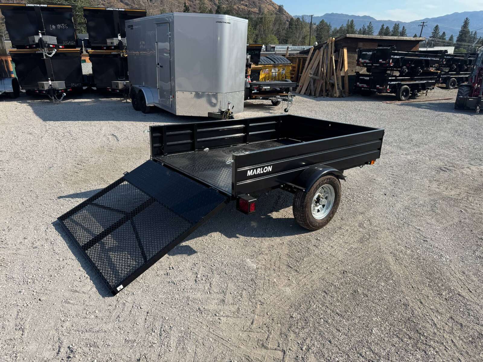 Photo of 2026 Marlon Trailers 5X8 UTILITY TRAILER with Steel Sides and Ramp Gate