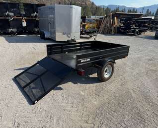 Thumbnail Photo of 2026 Marlon Trailers 5X8 UTILITY TRAILER with Steel Sides and Ramp Gate