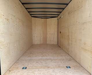 Thumbnail Photo of 2027 Royal Cargo 7X14 V Nose 7700LB GVW BARN DOORS Black Enclosed Trailer Extra Tall
