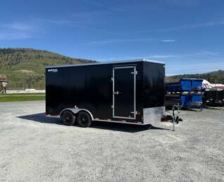 Thumbnail Photo of 2027 Royal Cargo 8.5X16 V NOSE Cargo / Enclosed Trailer Black RAMP DOOR EXTRA HEIGHT 11,400LB GVW (GSR)
