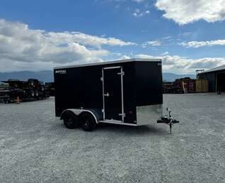Thumbnail Photo of 2027 Royal Cargo 6x12 V Nose Cargo / Enclosed Trailer Ramp Door Black Tandem Axle 7700lb GVW (GSR)
