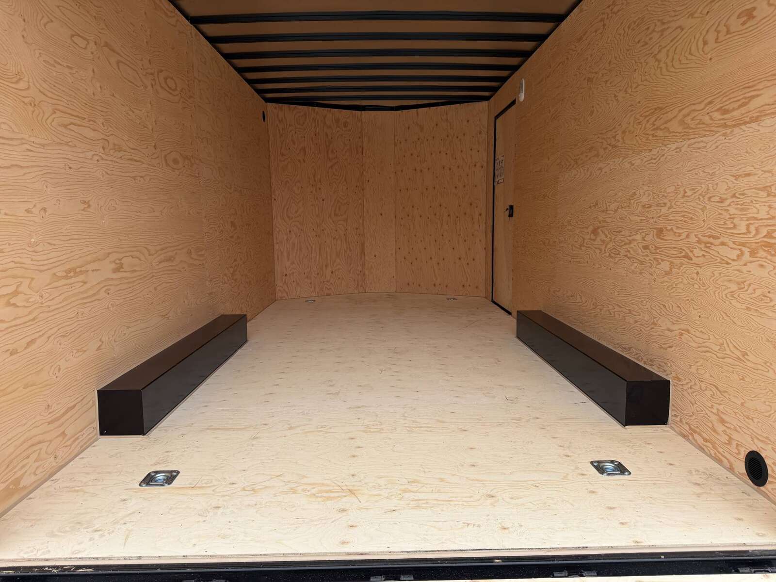 Photo of 2027 Royal Cargo 8.5X16 V NOSE Cargo / Enclosed Trailer Black w/ Blackout Package RAMP DOOR EXTRA HEIGHT 11,400LB GVW (GSR)