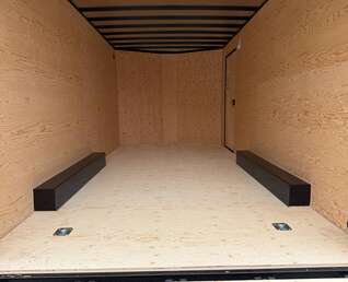 Thumbnail Photo of 2027 Royal Cargo 8.5X16 V NOSE Cargo / Enclosed Trailer Black w/ Blackout Package RAMP DOOR EXTRA HEIGHT 11,400LB GVW (GSR)