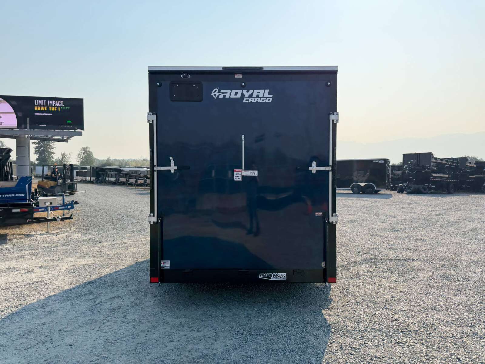 Photo of 2027 Royal Cargo 7X14 V Nose 7700LB GVW RAMP DOOR Blue Enclosed Cargo Trailer Extra Tall (GSR)