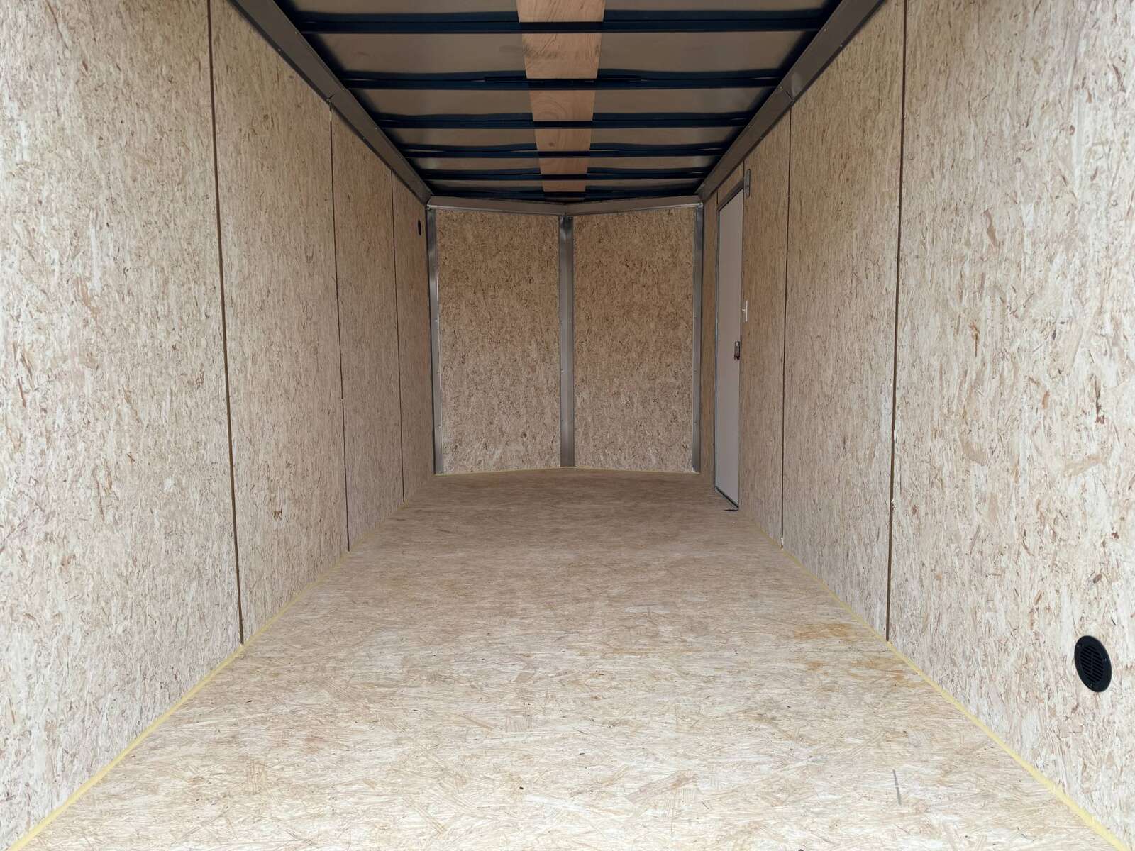 Photo of 2025 Mirage XE 7X16 V-Nose Ramp Door Cargo / Enclosed Trailer Extra Height Black 7000lb GVW