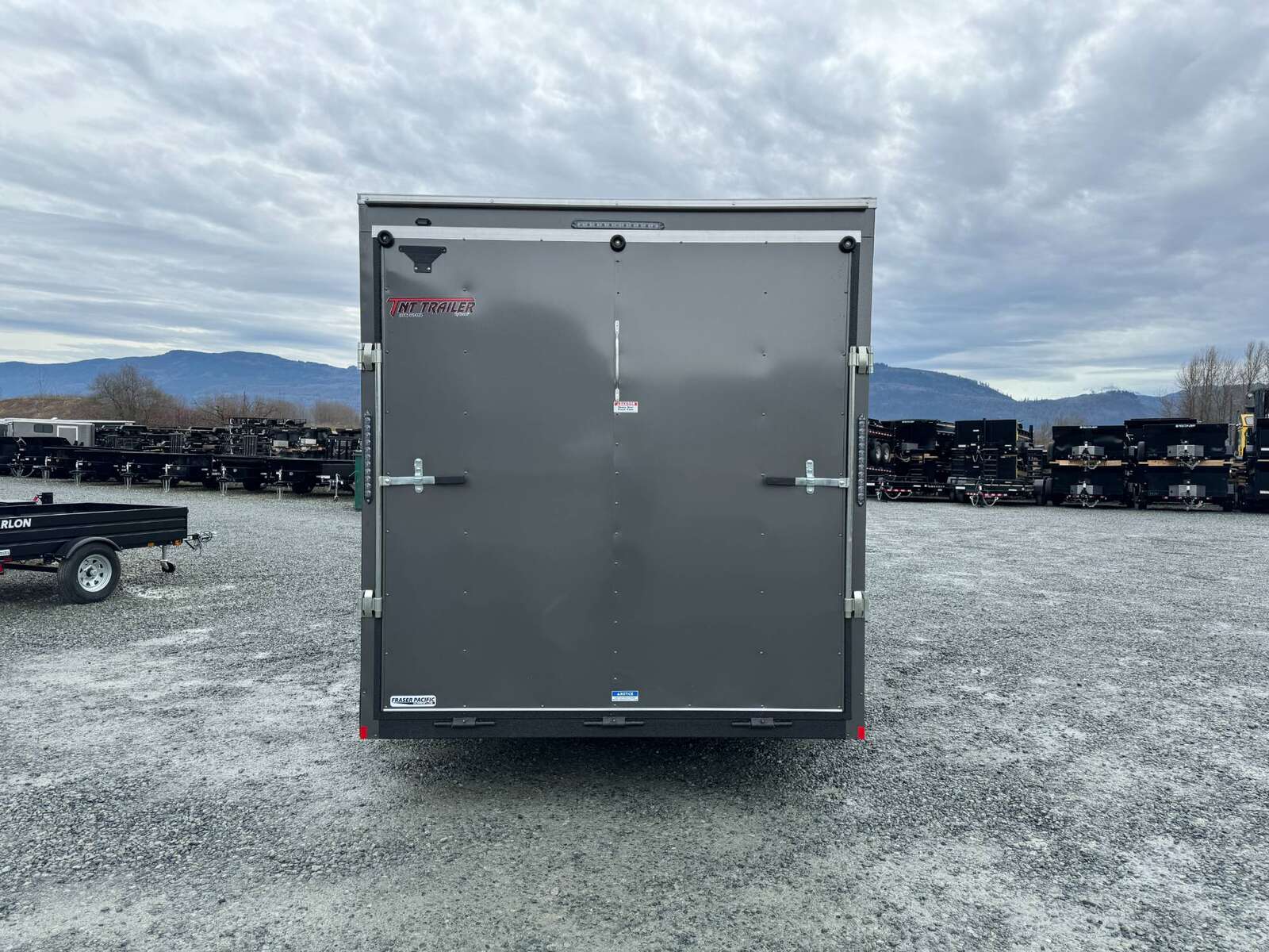 Photo of 2025 Mirage XE 7X16 V-Nose Ramp Door Cargo / Enclosed Trailer Extra Height Charcoal Grey 7000lb GVW