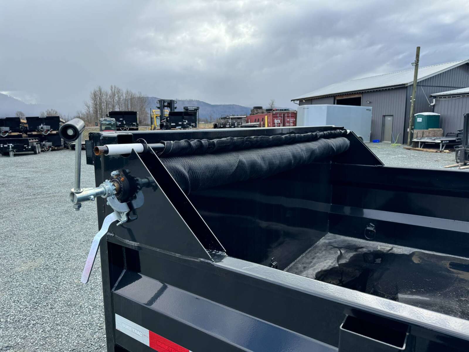 Photo of 2025 Suretrac 7x14 Telescopic Hoist Dump Trailer 14,000lbs GVW w/ Ramps and Tarp