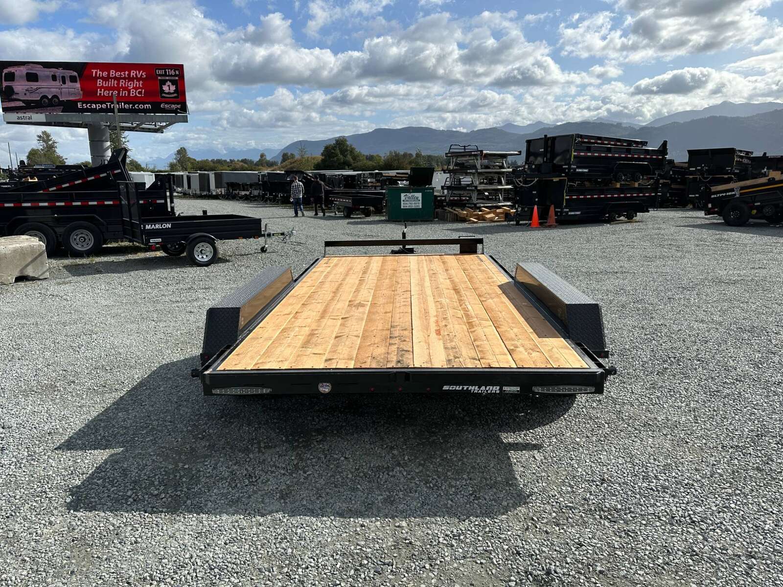 Photo of 2025 Southland 7X14 FLATBED TRAILER FLAT DECK 7,700LB GVW w/ Slide in ramps