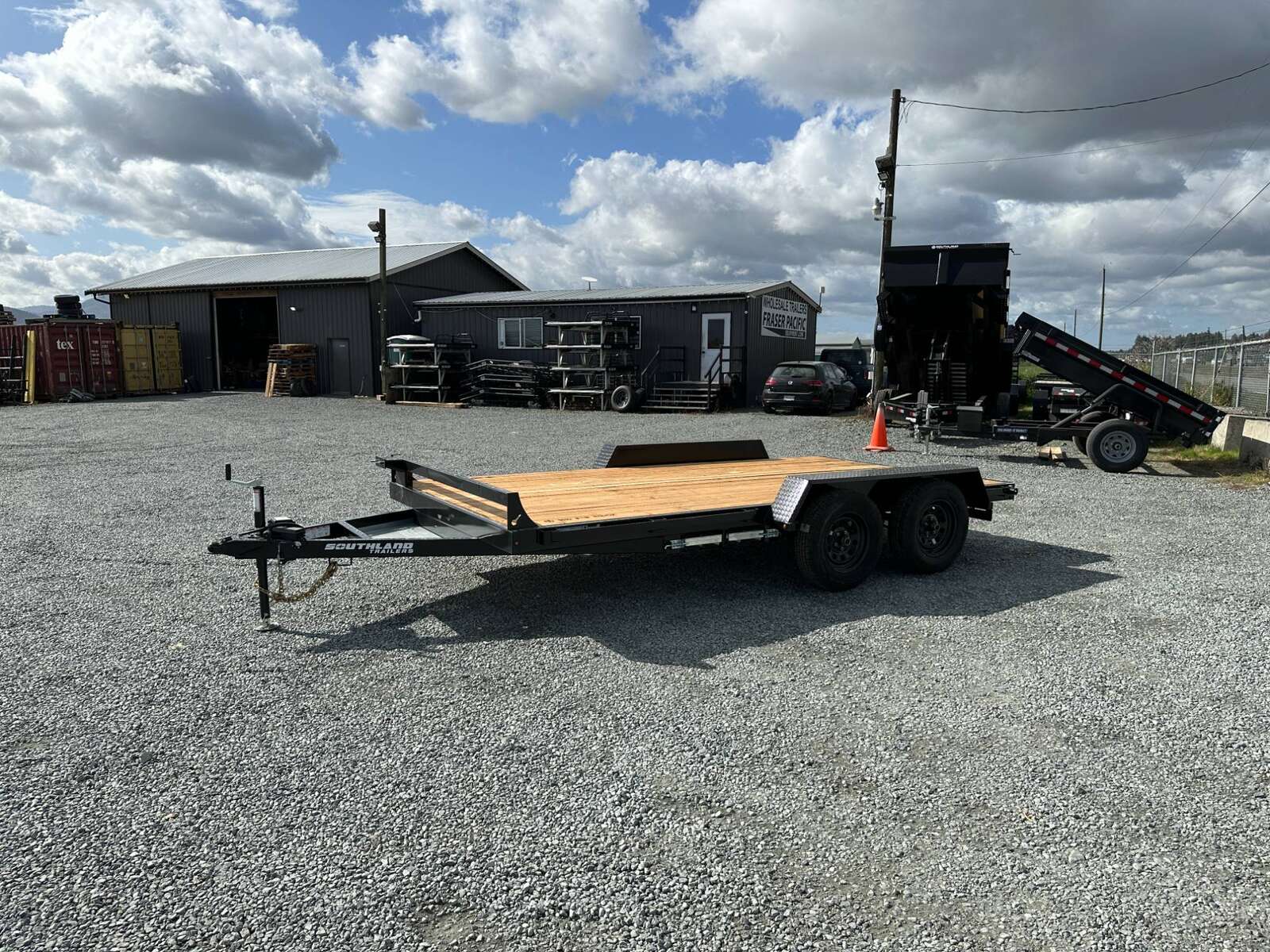 Photo of 2025 Southland 7X14 FLATBED TRAILER FLAT DECK 7,700LB GVW w/ Slide in ramps