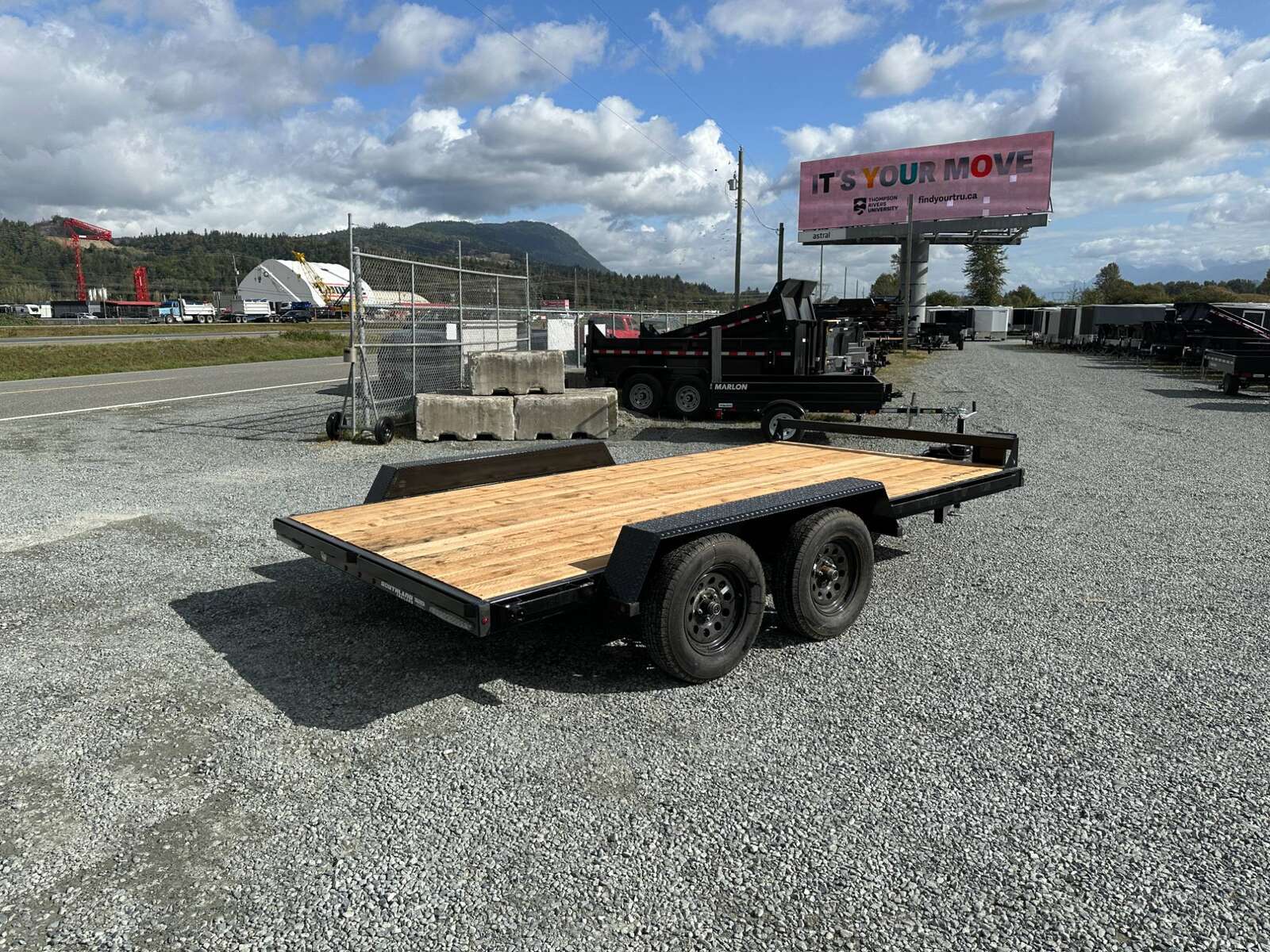 Photo of 2025 Southland 7X14 FLATBED TRAILER FLAT DECK 7,700LB GVW w/ Slide in ramps