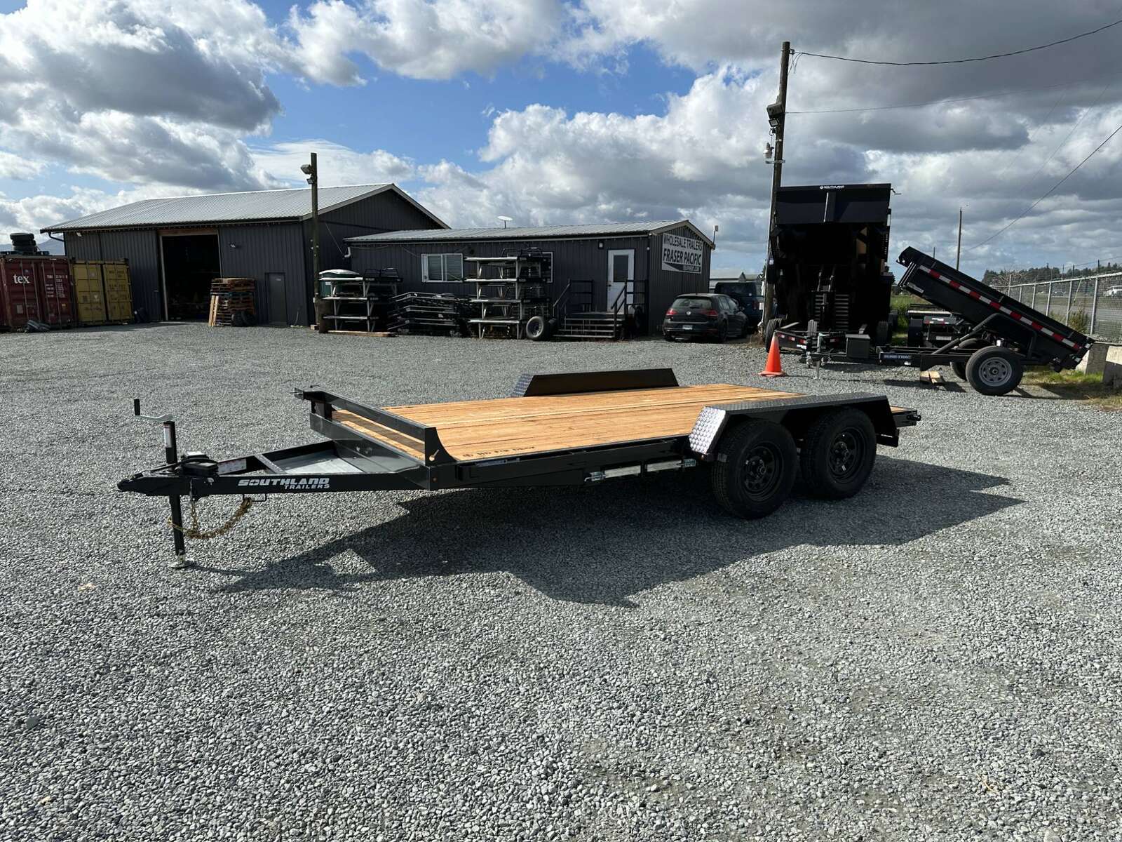 Photo of 2025 Southland 7X14 FLATBED TRAILER FLAT DECK 7,700LB GVW w/ Slide in ramps