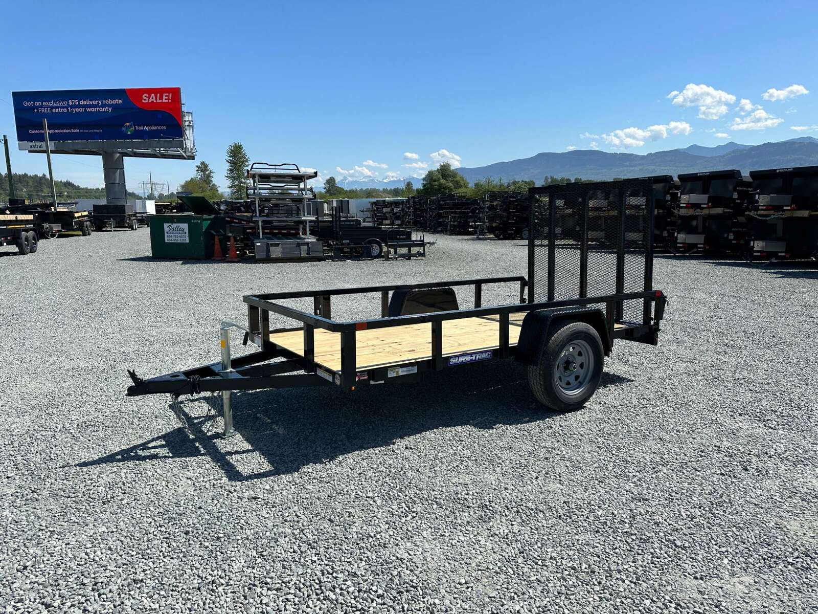 Photo of 2025 Suretrac 5X10 Utility Trailer 2990lb GVW with Ramp Gate