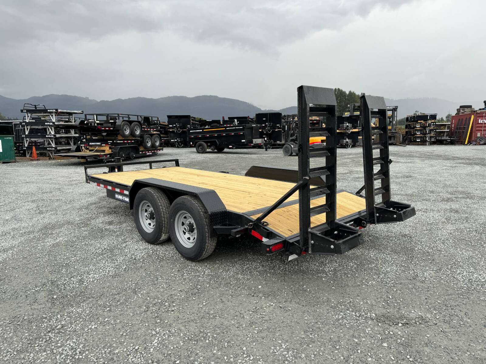 Photo of 2025 Suretrac 7x16 Equipment Trailer 14,000LB GVW Implement Flat Deck w/ Stand Up Ramps