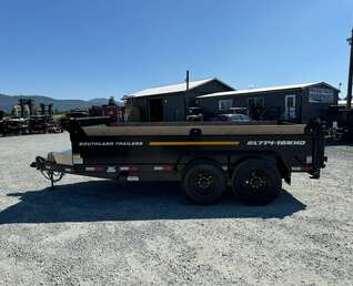 Thumbnail Photo of 2026 Southland Trailers 7x14 Dump Trailer HD 17,000lbs GVW w/ Hydraulic Front Jack & 3/16" Floor (SL714-16KHD)